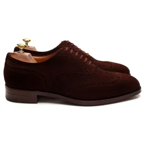 'Buck' Brown Suede Oxford Brogue UK 11 F