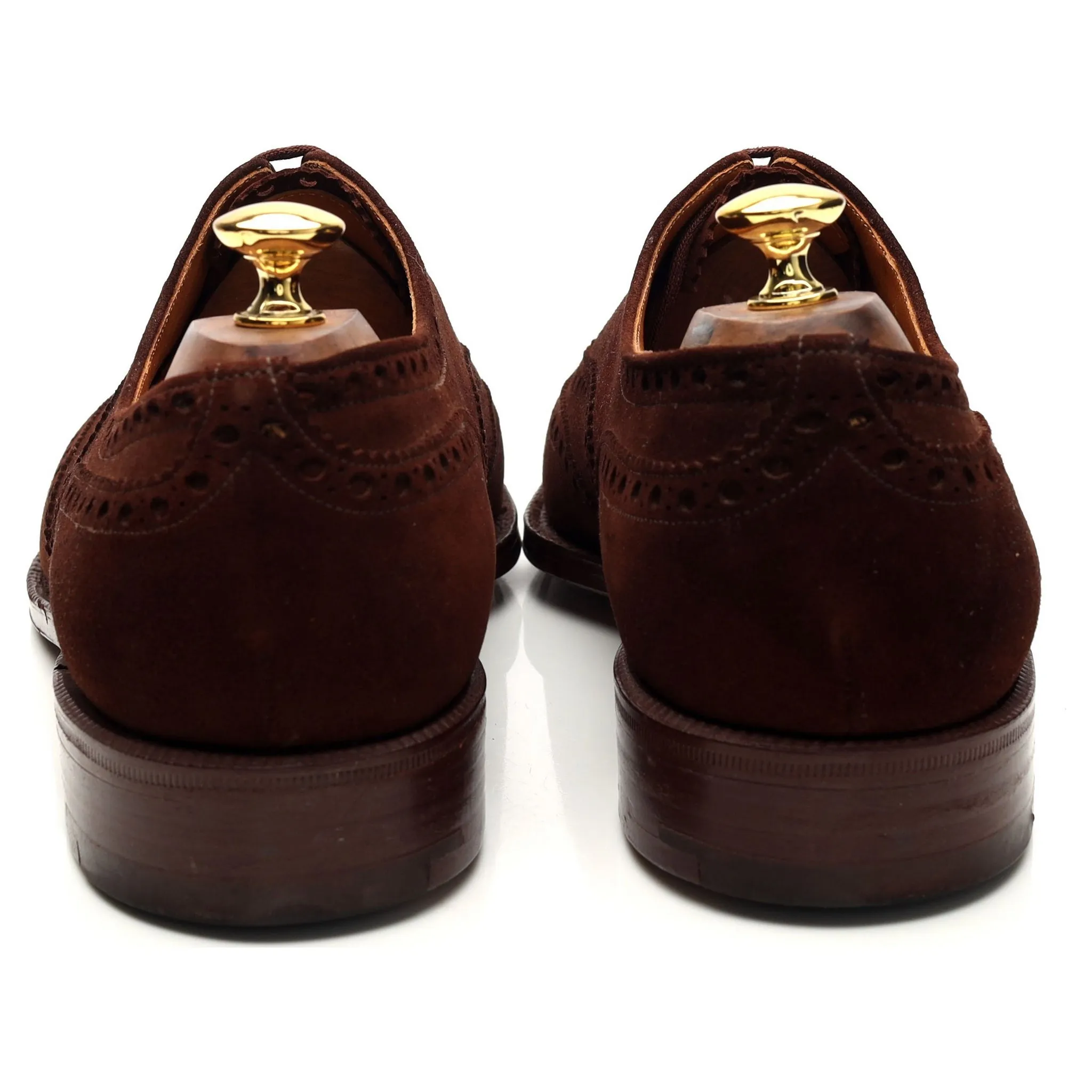'Buck' Brown Suede Oxford Brogue UK 11 F