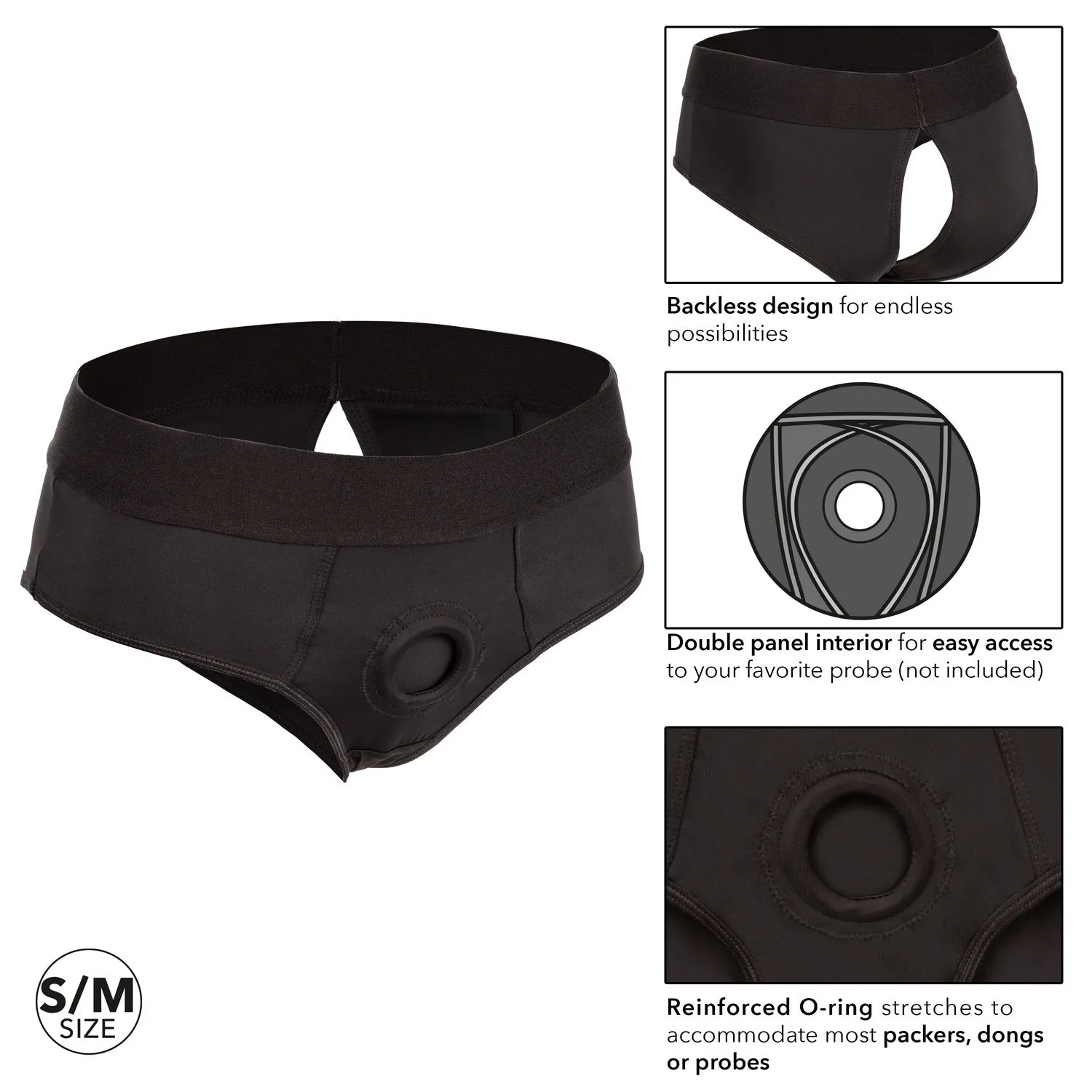CalExotics Boundless Backless Brief  S/M