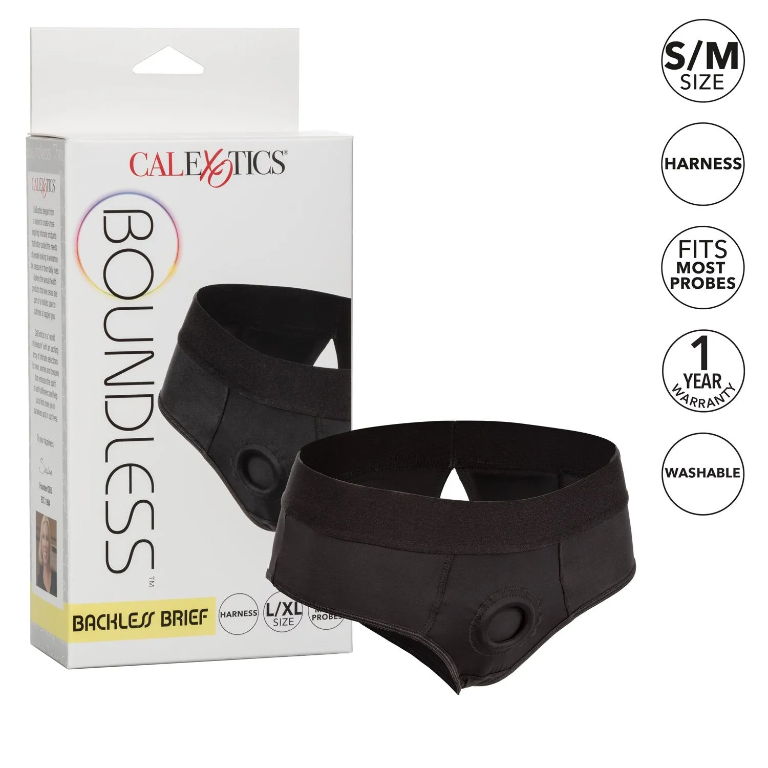 CalExotics Boundless Backless Brief  S/M
