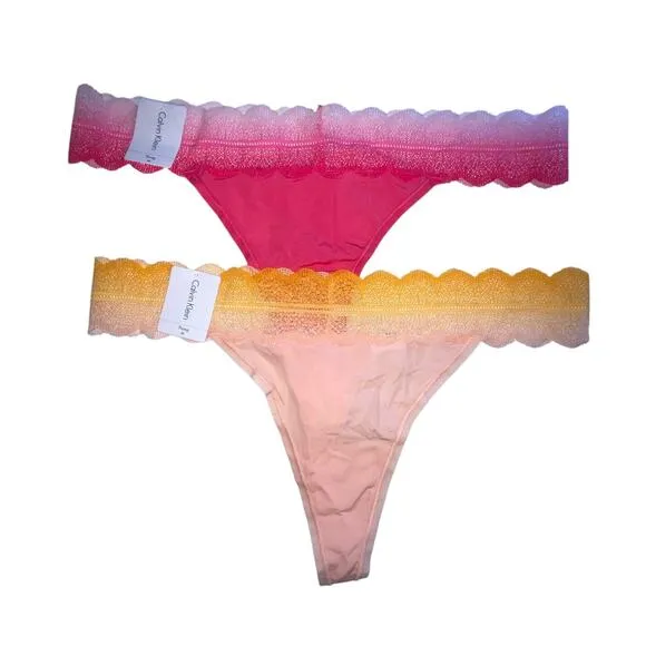 Calvin Klein Women’s Panties 6 Pairs Different Styles &amp; Colors Size M