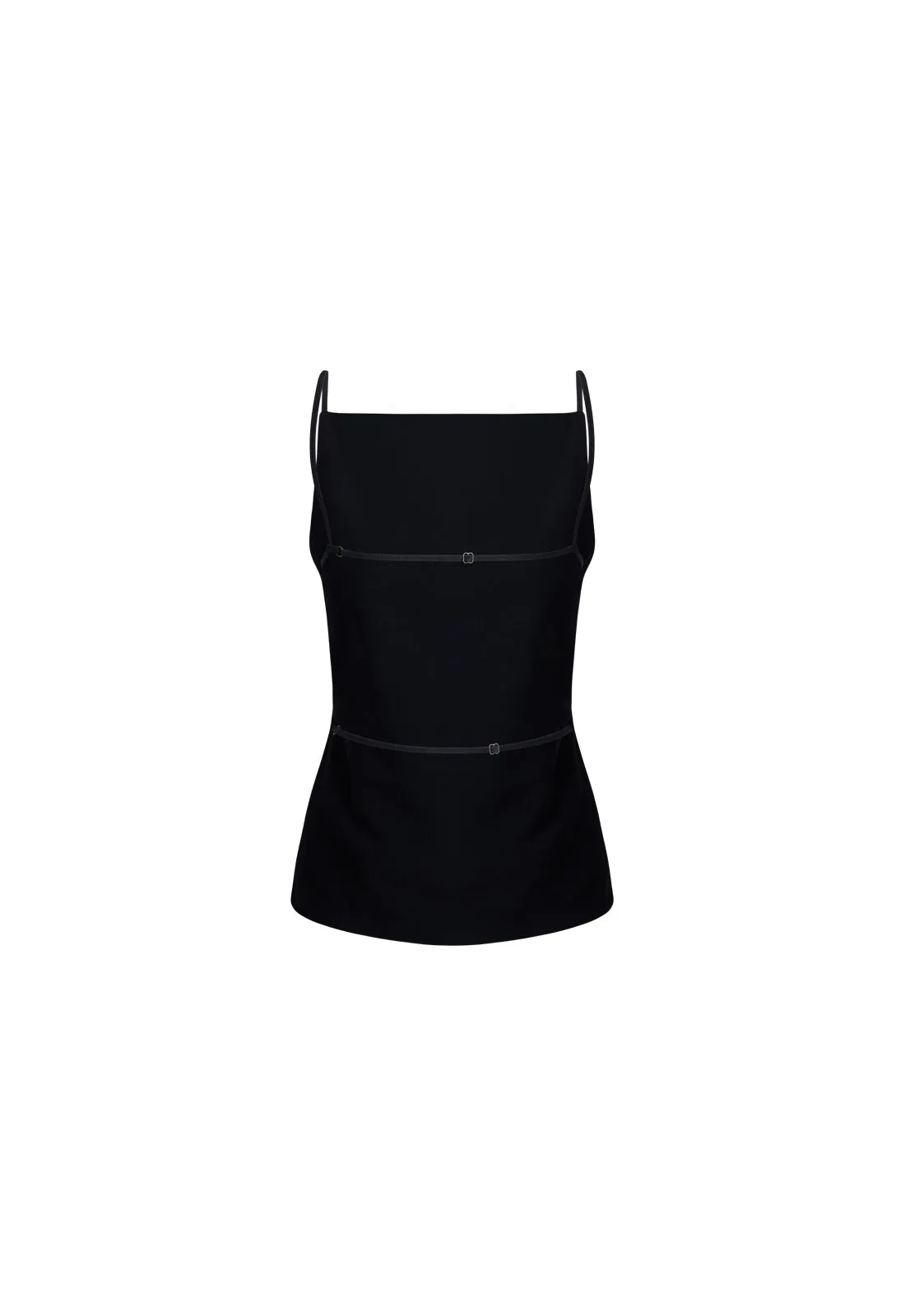 CAMILLE BACKLESS TOP - ONYX