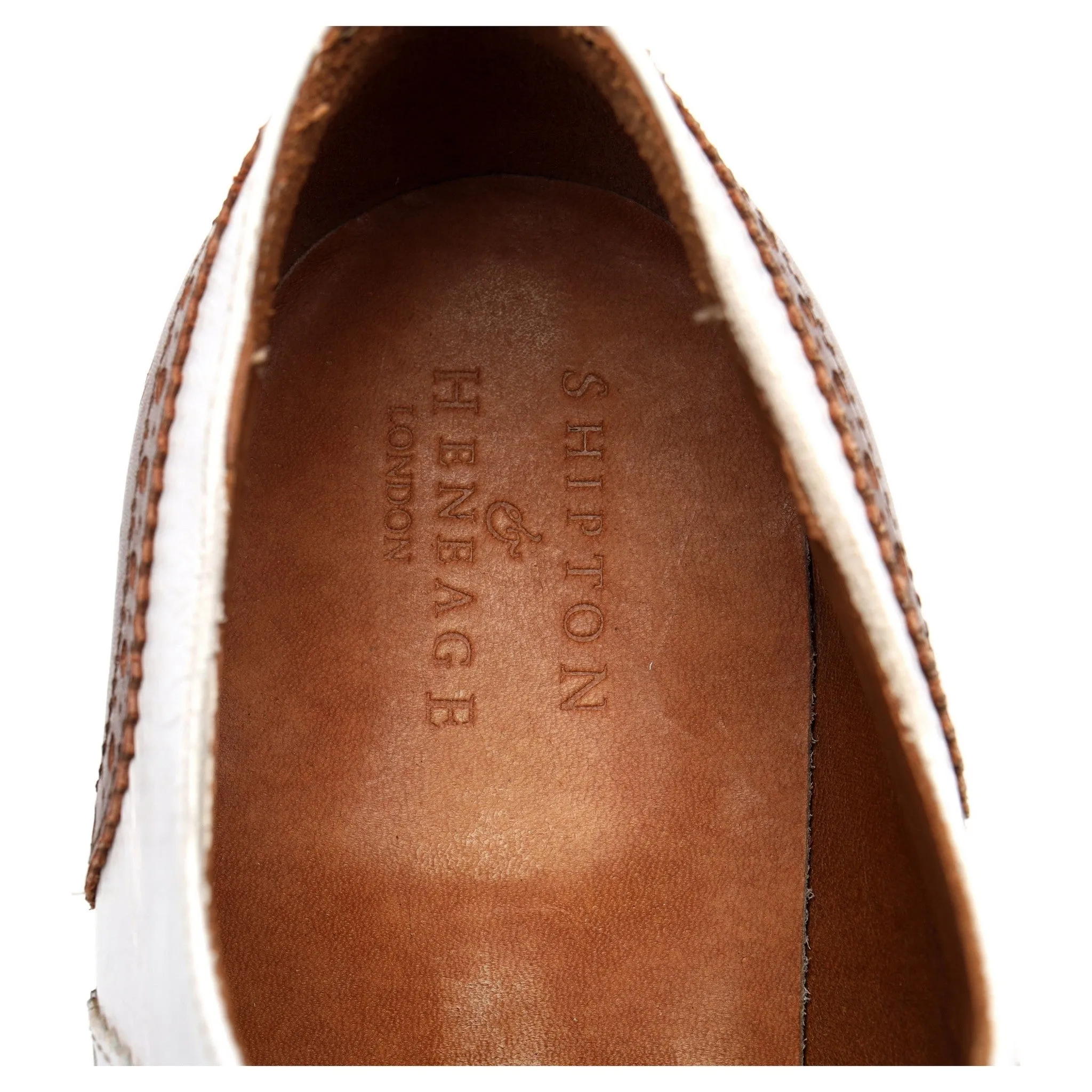 'Charleston' Brown and White Oxford Spectator Brogues UK 12