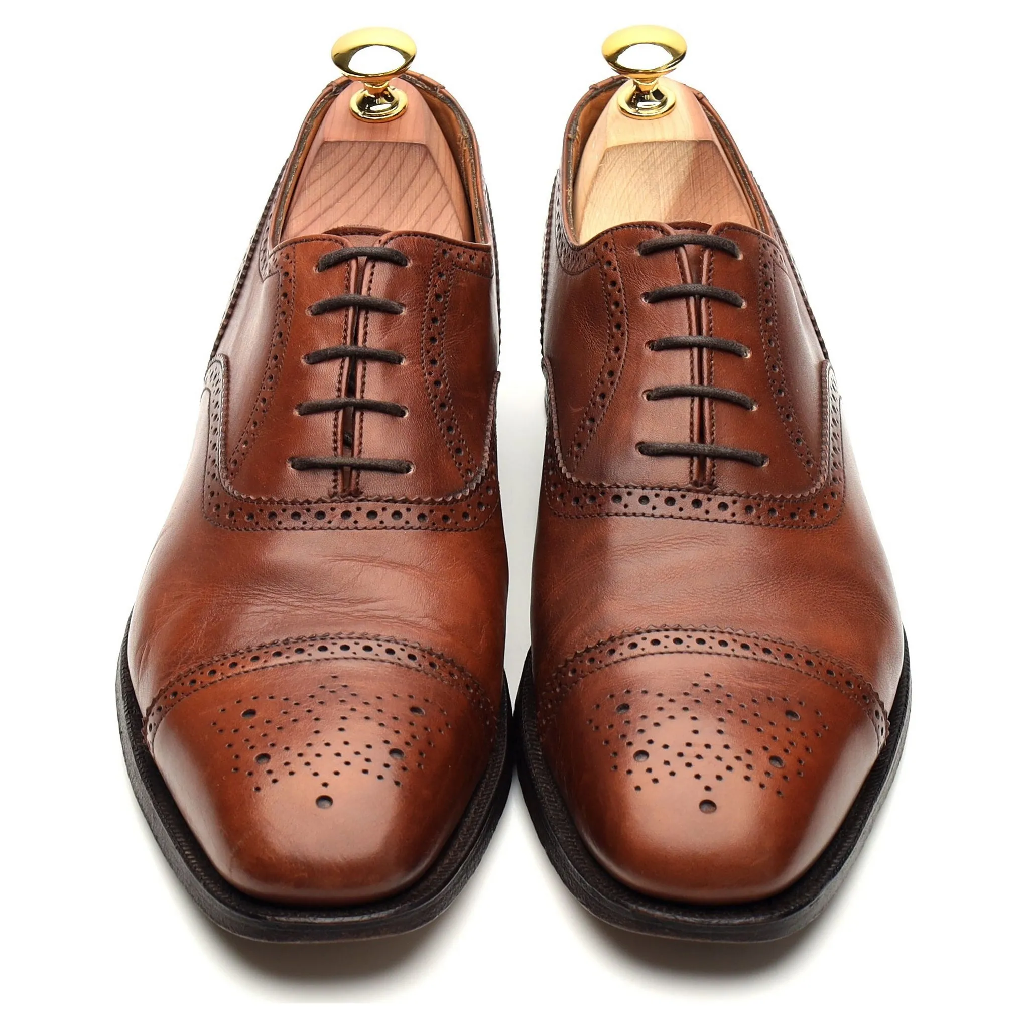 'Chatham 2' Brown Leather Oxford UK 7 EE