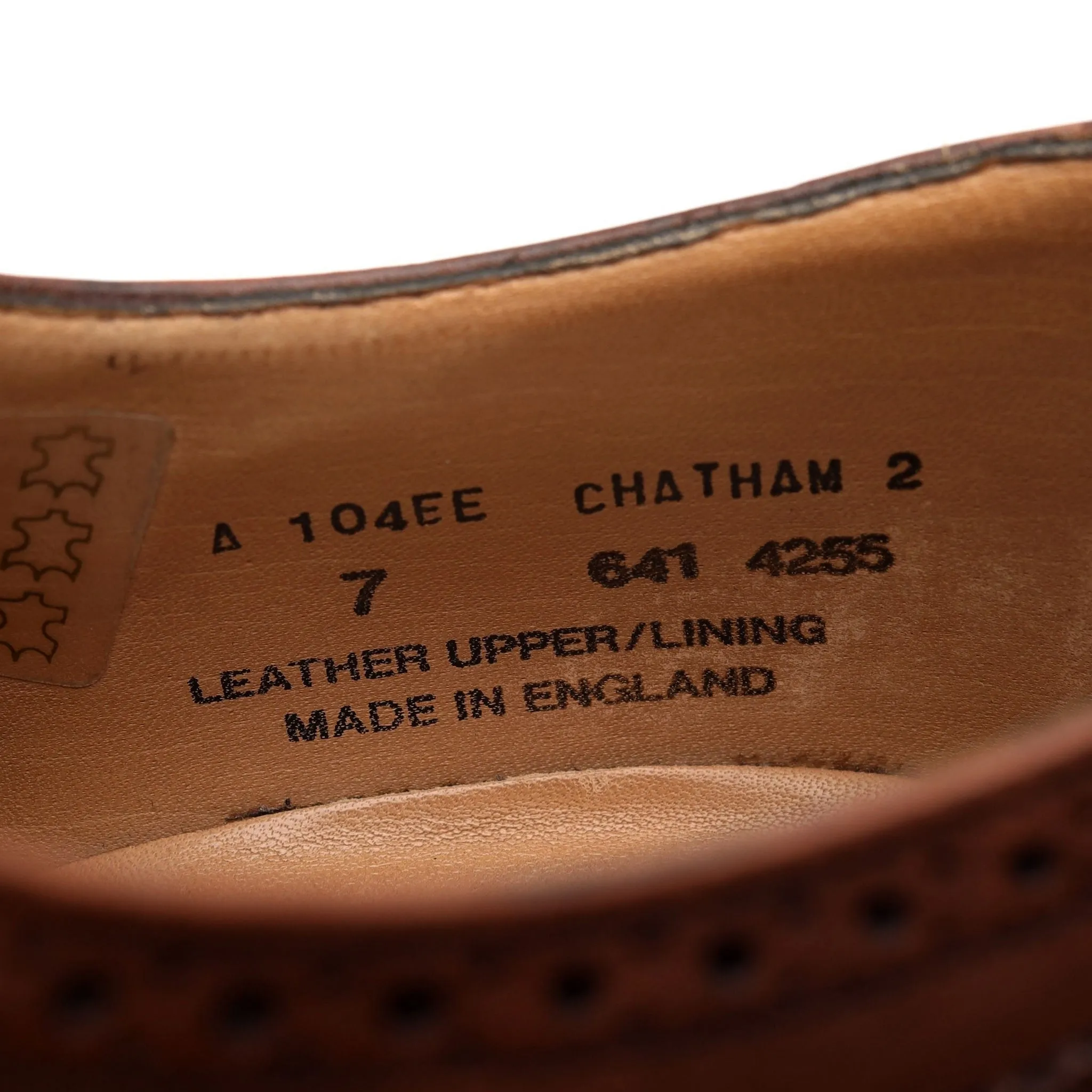 'Chatham 2' Brown Leather Oxford UK 7 EE