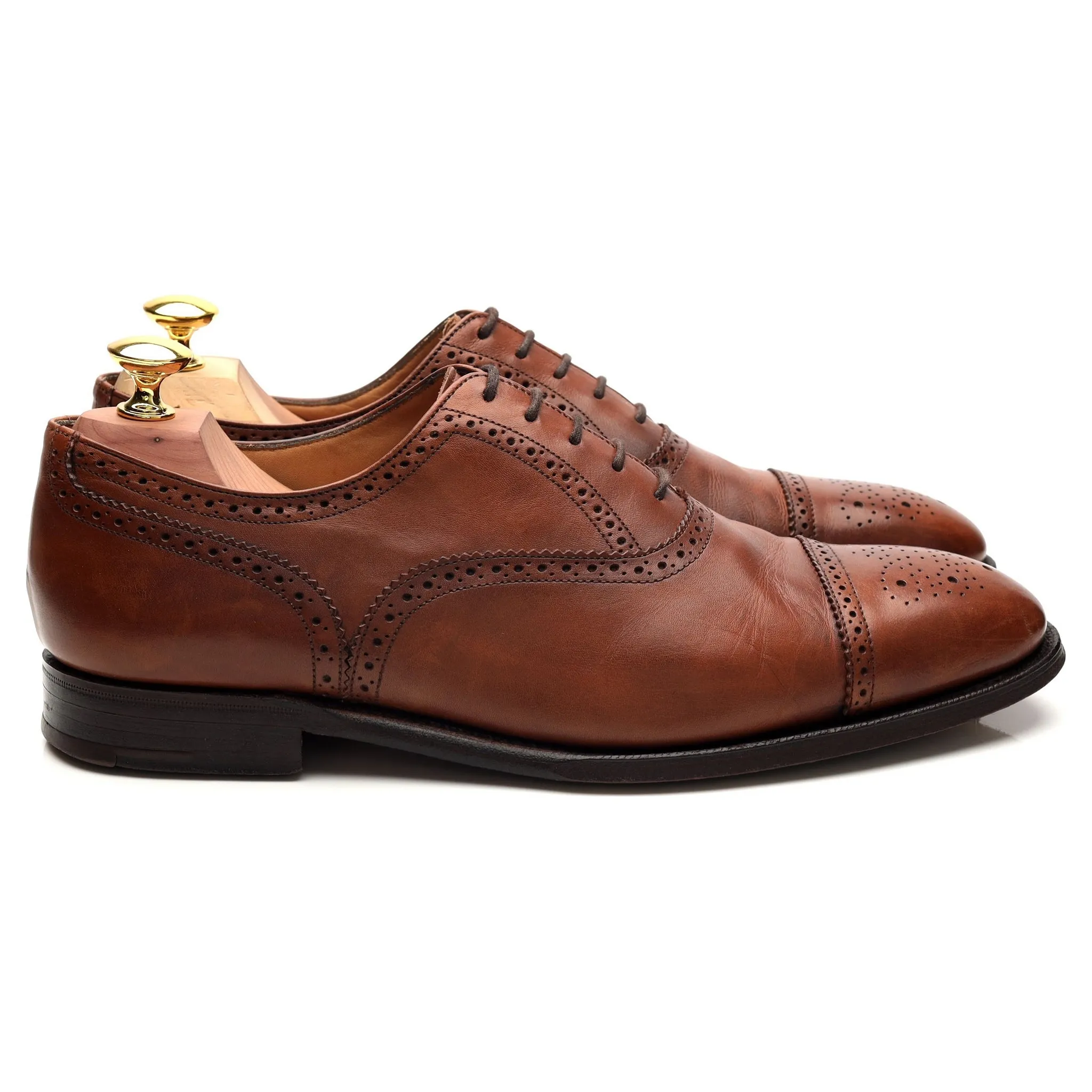'Chatham 2' Brown Leather Oxford UK 7 EE