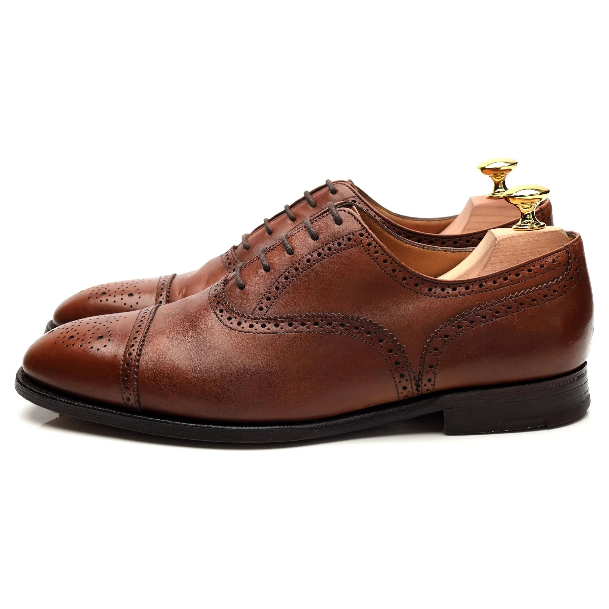 'Chatham 2' Brown Leather Oxford UK 7 EE