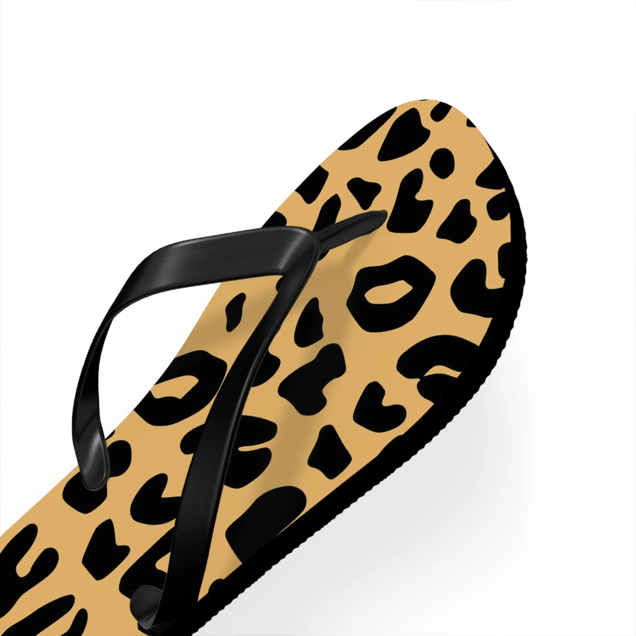 Cheetah Flip Flops - Trendy Summer Footwear for Beach and Casual Outings
