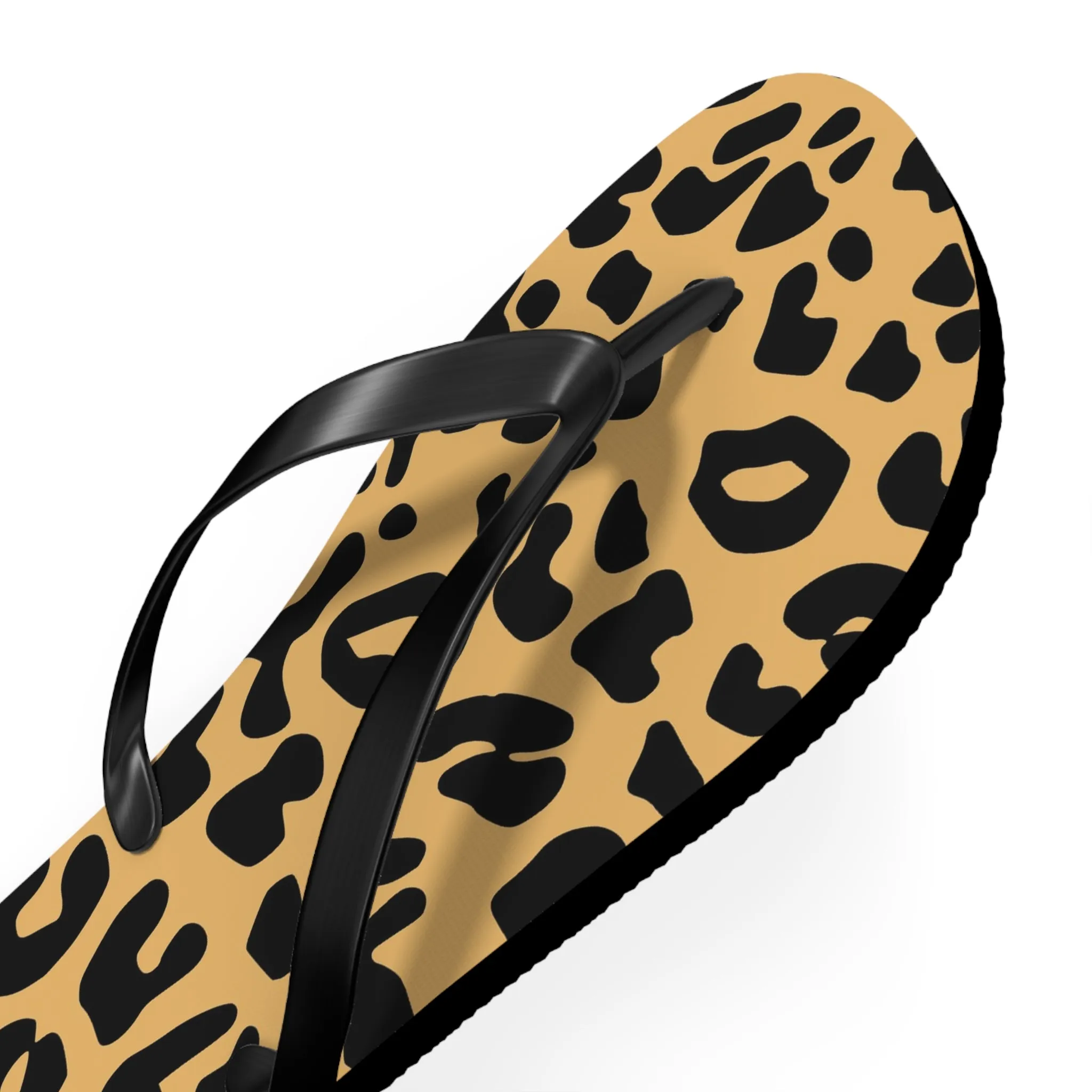 Cheetah Flip Flops - Trendy Summer Footwear for Beach and Casual Outings