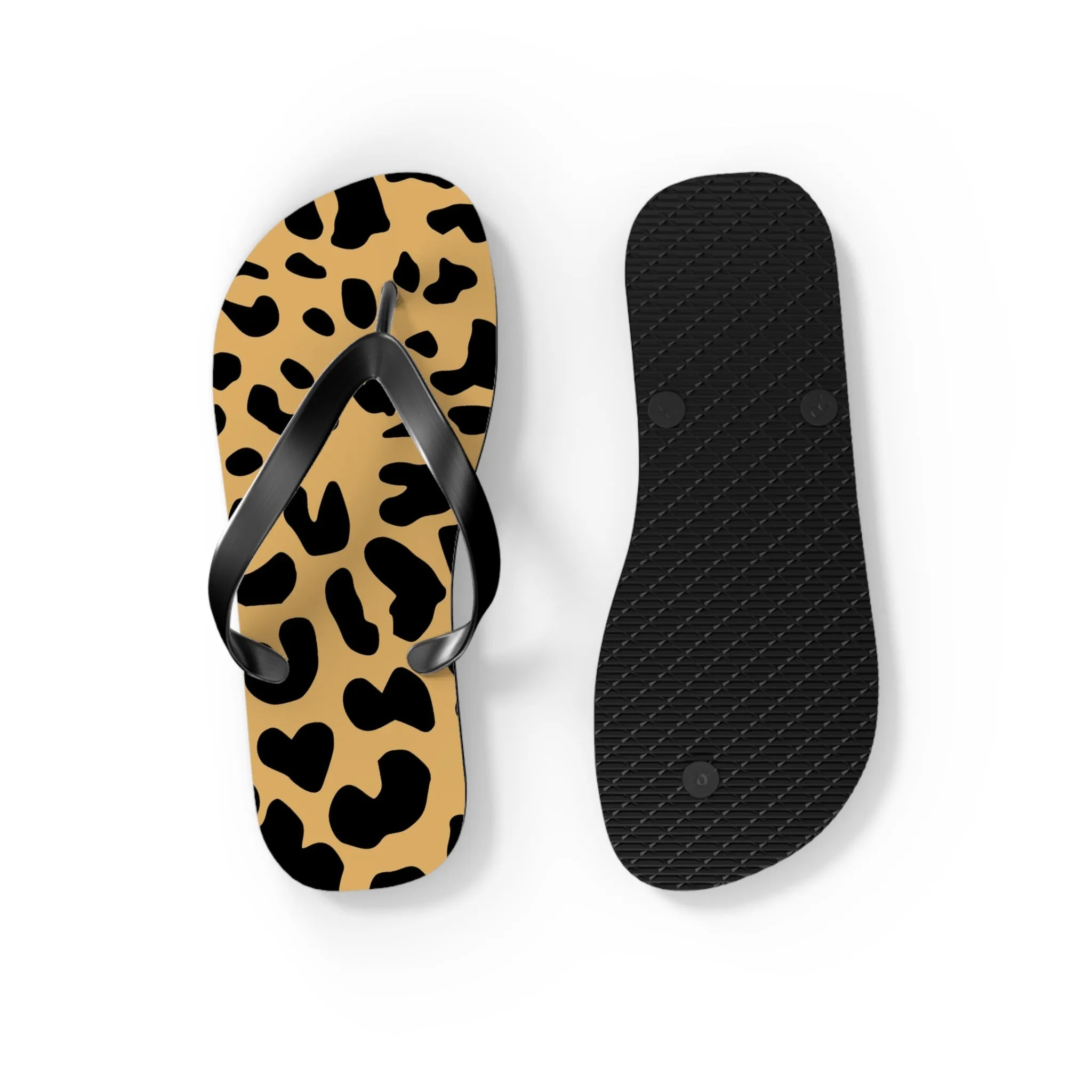 Cheetah Flip Flops - Trendy Summer Footwear for Beach and Casual Outings
