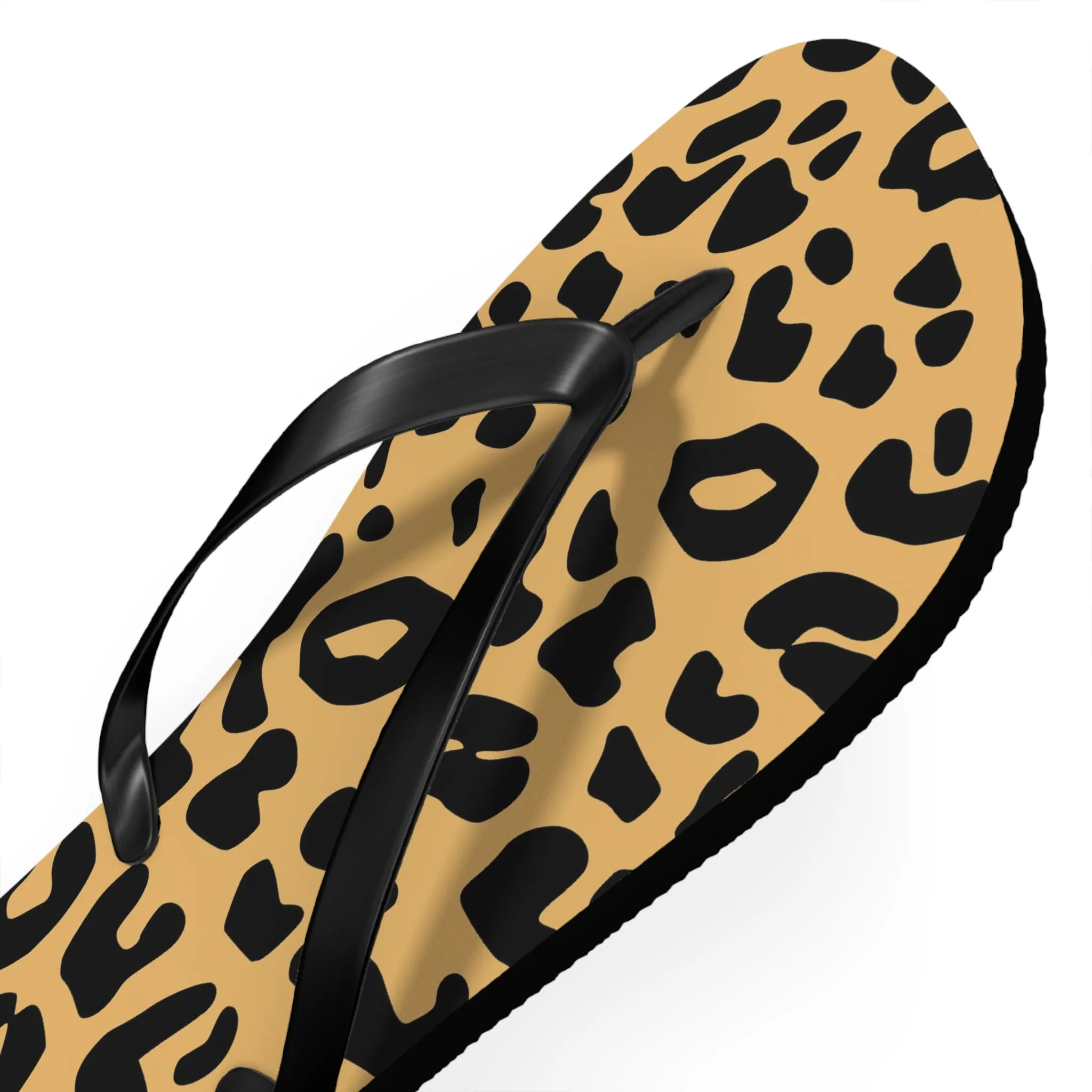 Cheetah Flip Flops - Trendy Summer Footwear for Beach and Casual Outings