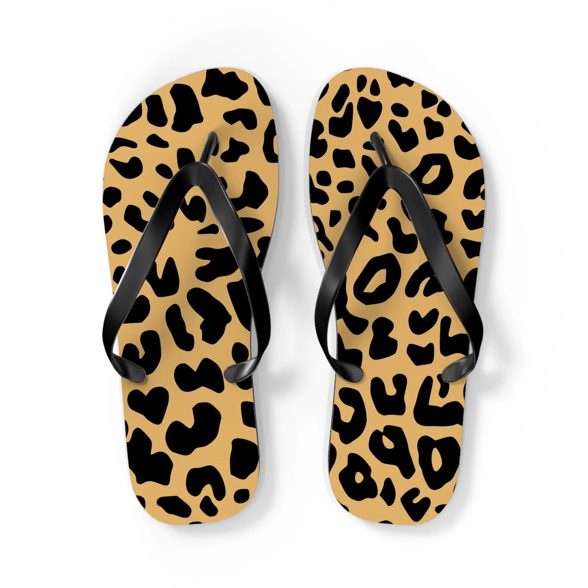 Cheetah Flip Flops - Trendy Summer Footwear for Beach and Casual Outings