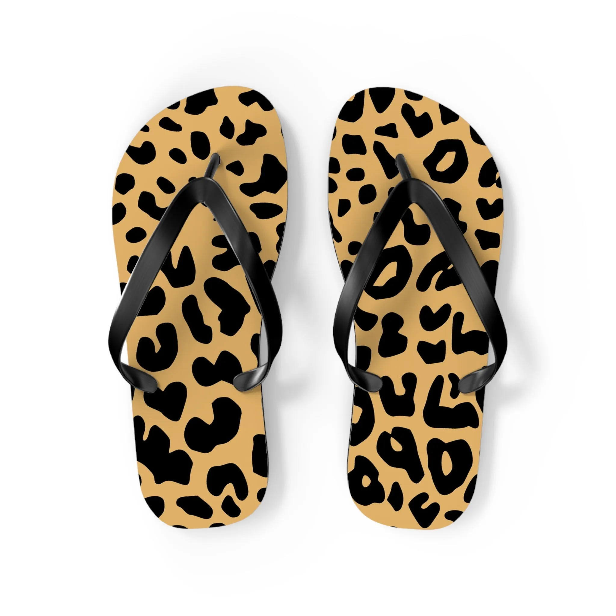 Cheetah Flip Flops - Trendy Summer Footwear for Beach and Casual Outings