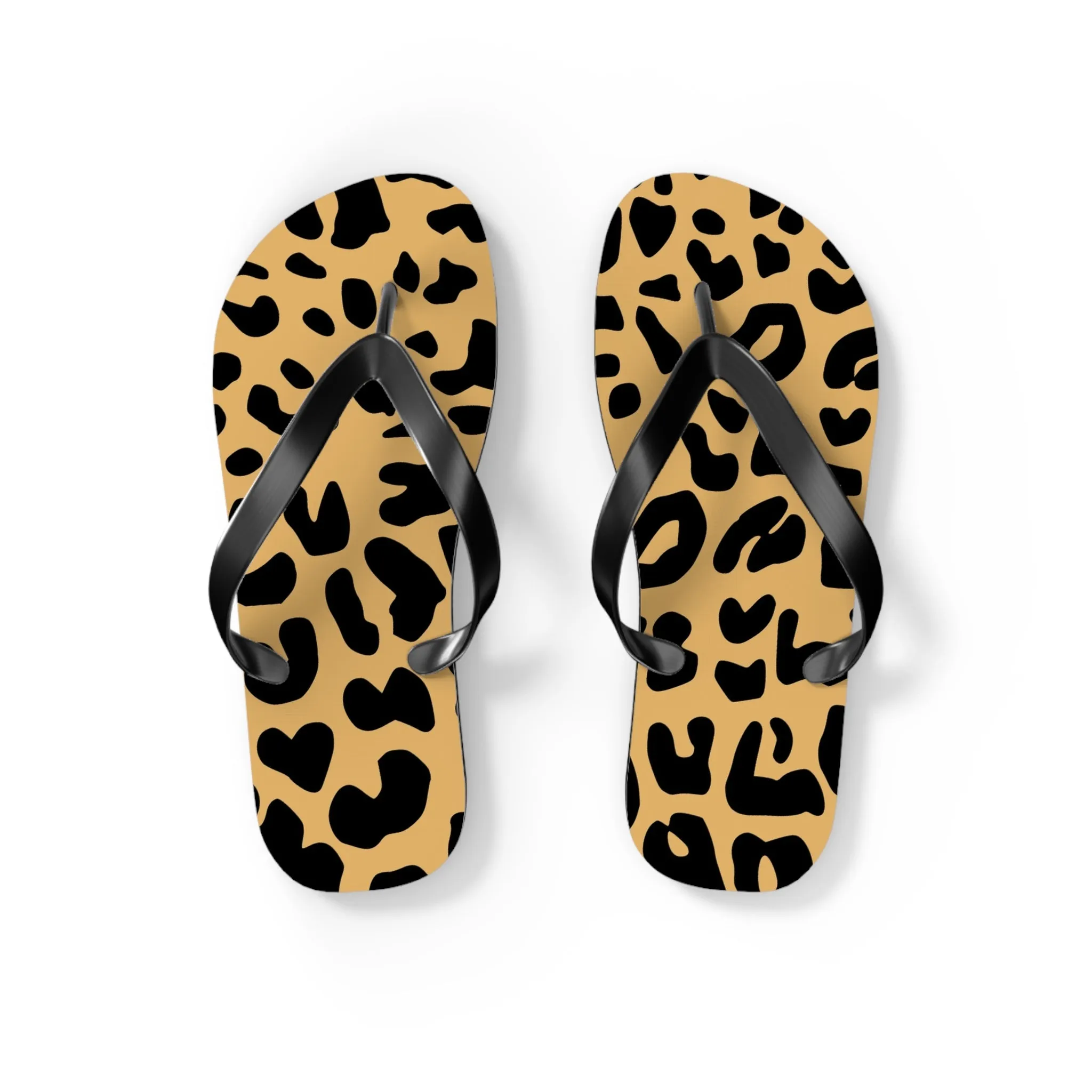 Cheetah Flip Flops - Trendy Summer Footwear for Beach and Casual Outings