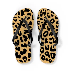 Cheetah Flip Flops - Trendy Summer Footwear for Beach and Casual Outings