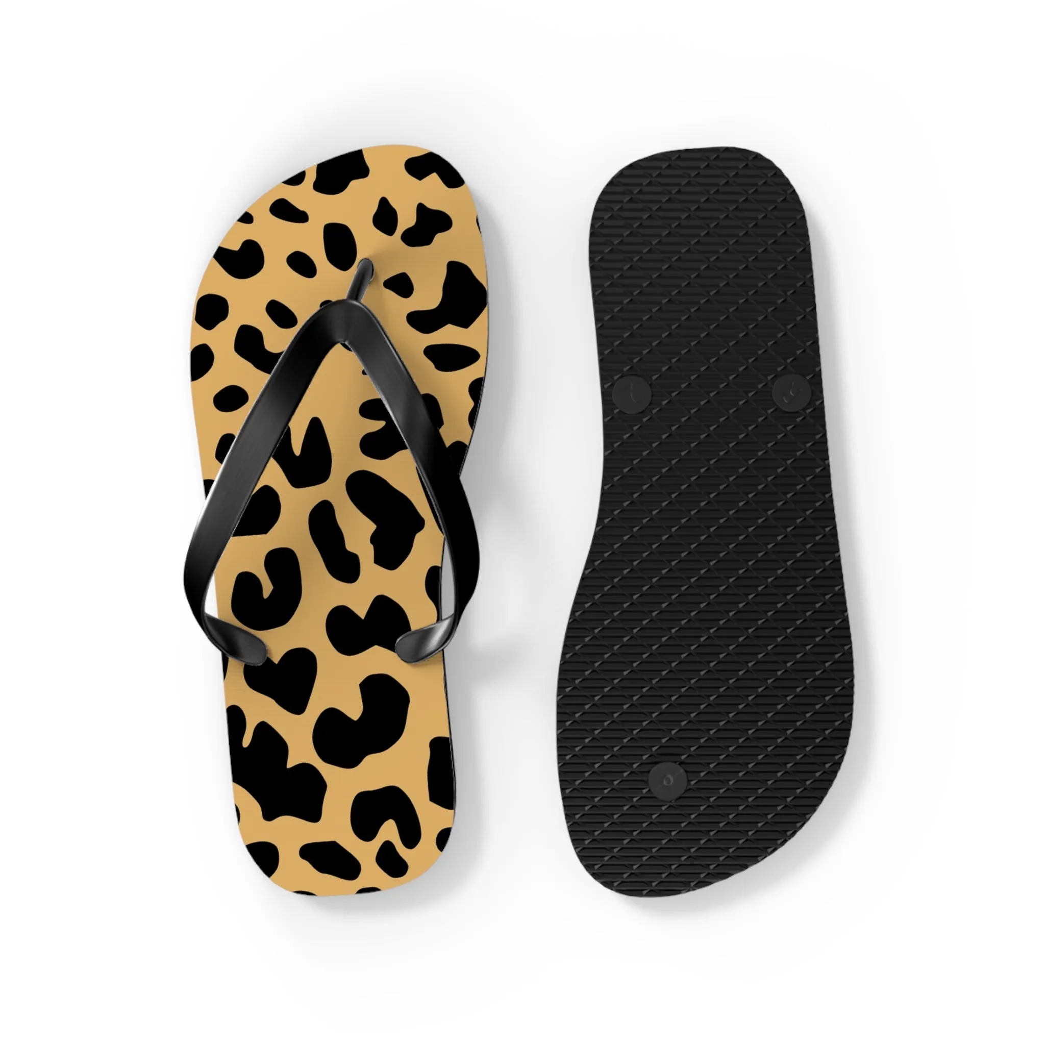 Cheetah Flip Flops - Trendy Summer Footwear for Beach and Casual Outings
