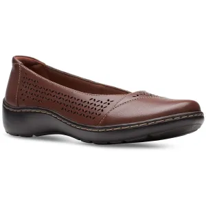 Clarks Womens Cora Iris Cushioned Footbed Slip-On Loafers
