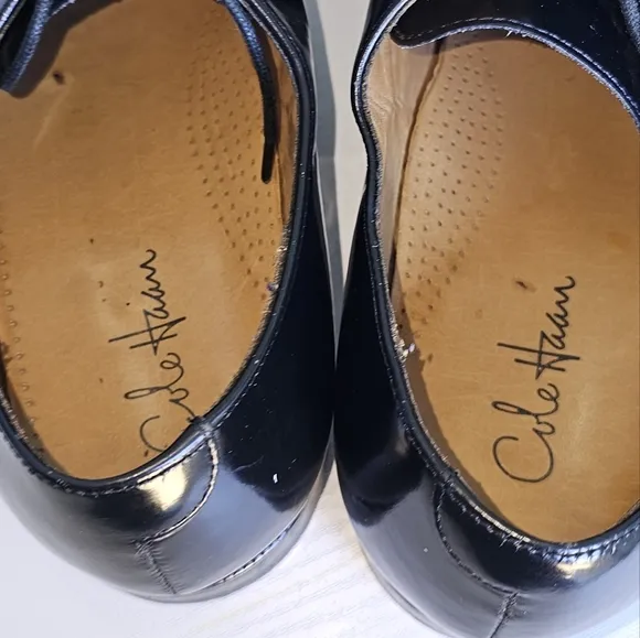 Cole Haan Caldwell Cap Toe Black Leather Oxford Lace-Up Shoes Men's Size: 10.5D