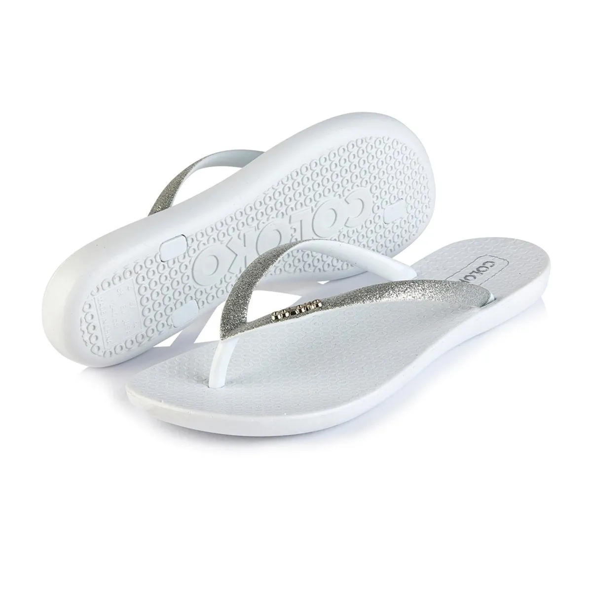 Coloko Orchid Flip Flop White