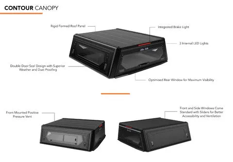 Contour Canopy for Jeep Gladiator - by Alu-Cab