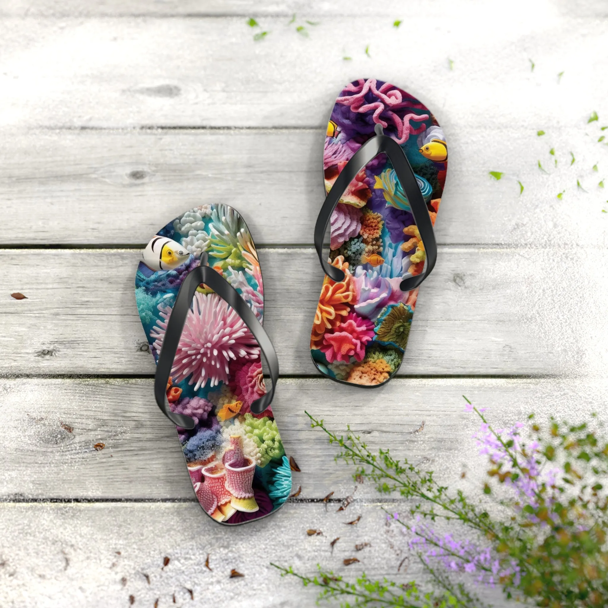 Coral Reef - Flip Flops