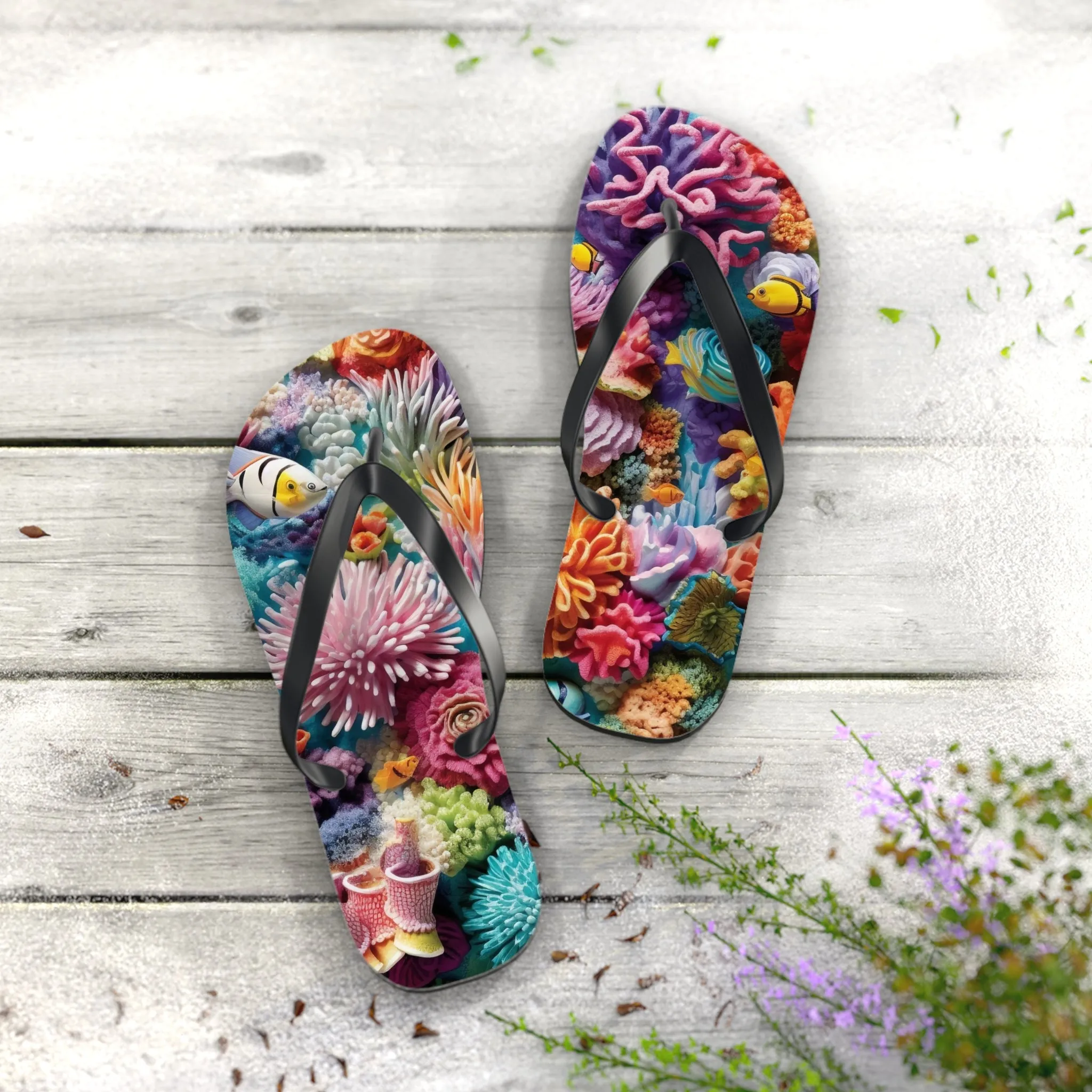 Coral Reef - Flip Flops