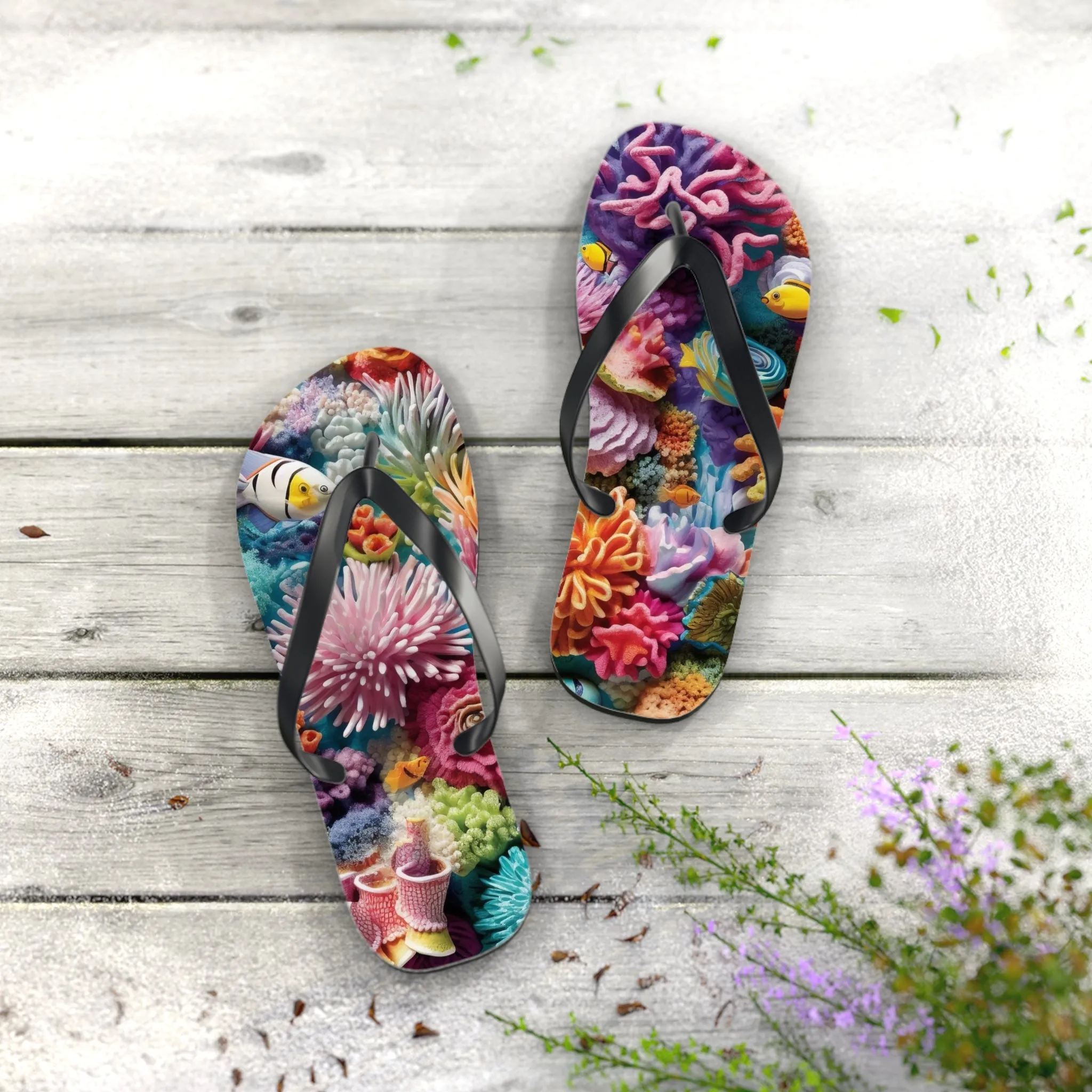 Coral Reef - Flip Flops