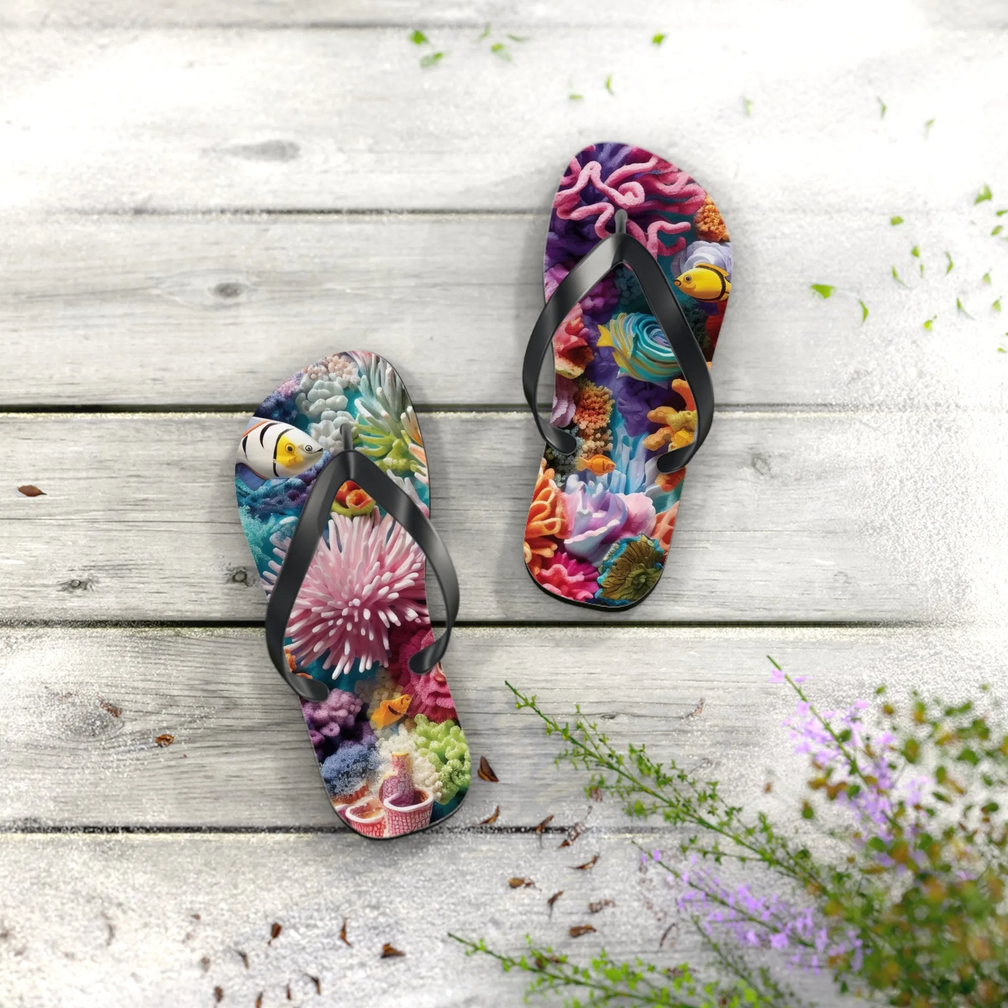 Coral Reef - Flip Flops