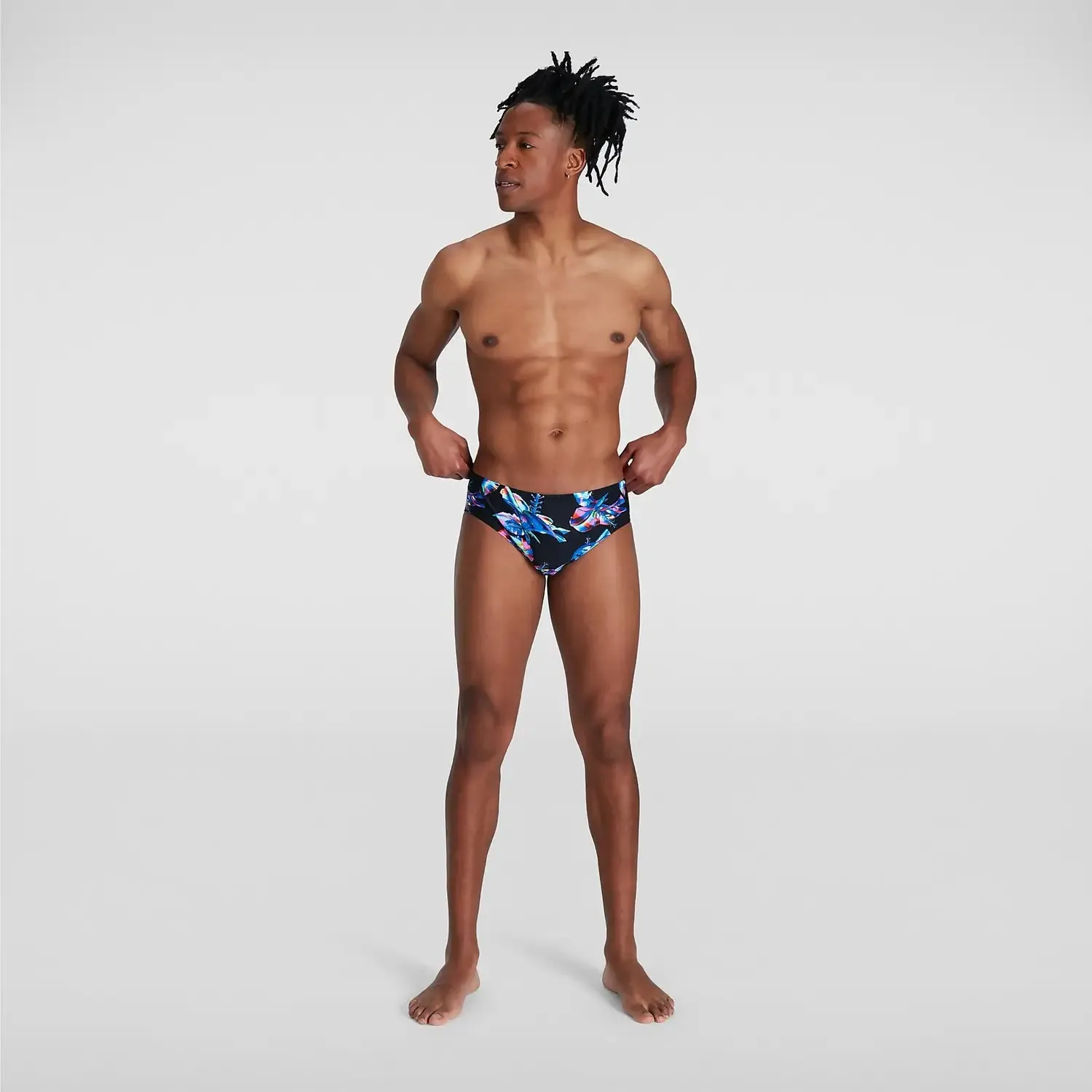 COSTUME SPEEDO ENDURANCE   UOMO SLIP NUOTO PISCINA FLOWER