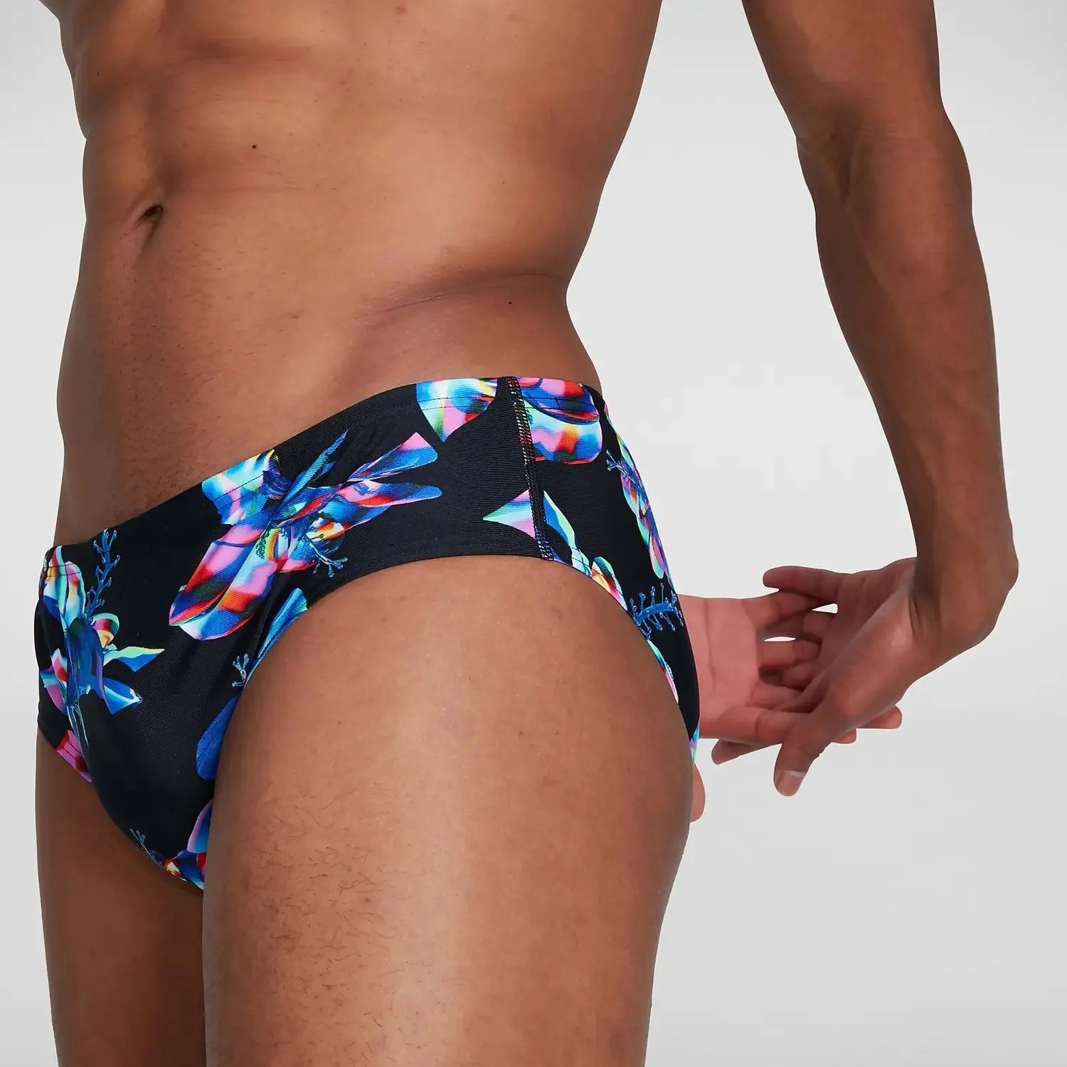COSTUME SPEEDO ENDURANCE   UOMO SLIP NUOTO PISCINA FLOWER