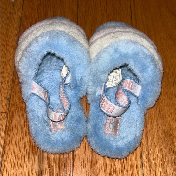 Cozy Fuzzy Striped Slippers