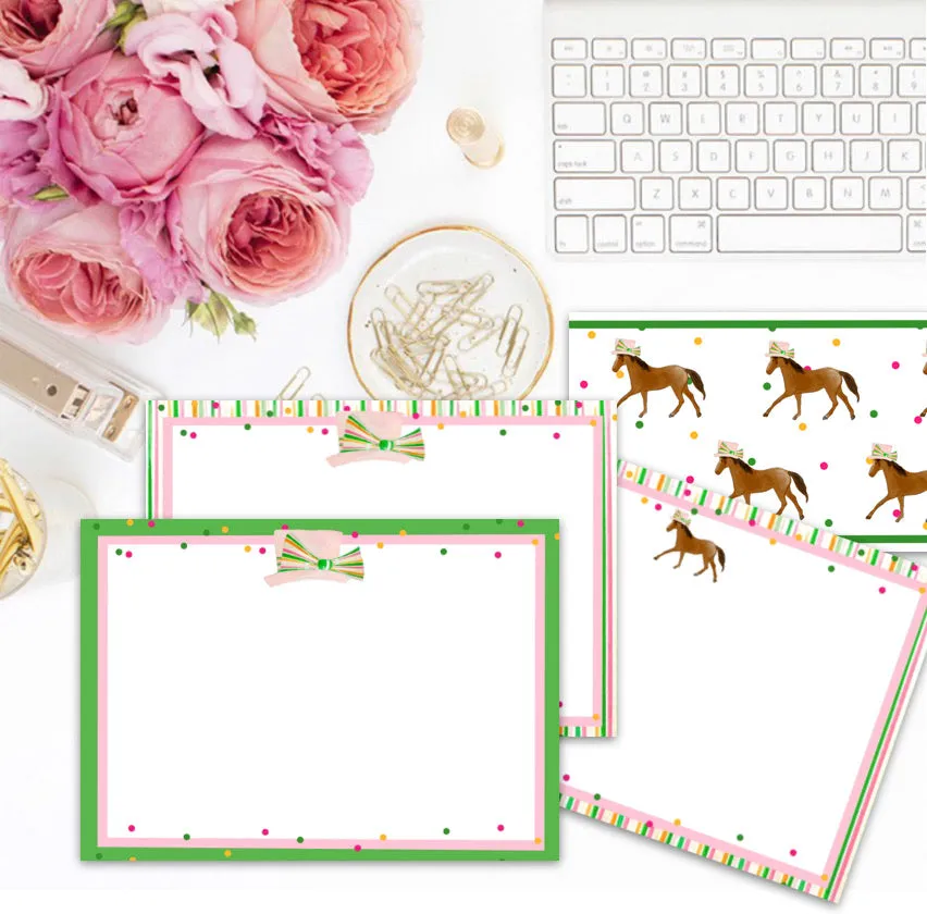 Derby Days notecards