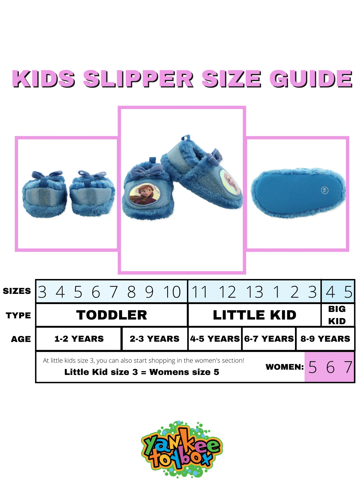 Disney Frozen 2 Plush A-Line Slippers