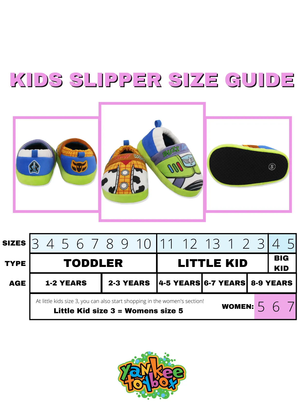Disney Toy Story Plush A-line Slippers
