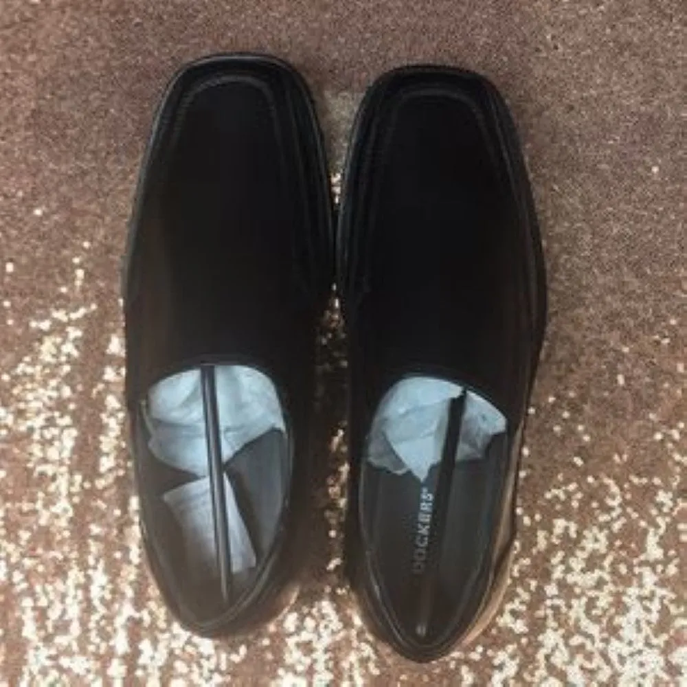 Dockers Black Leather Loafers