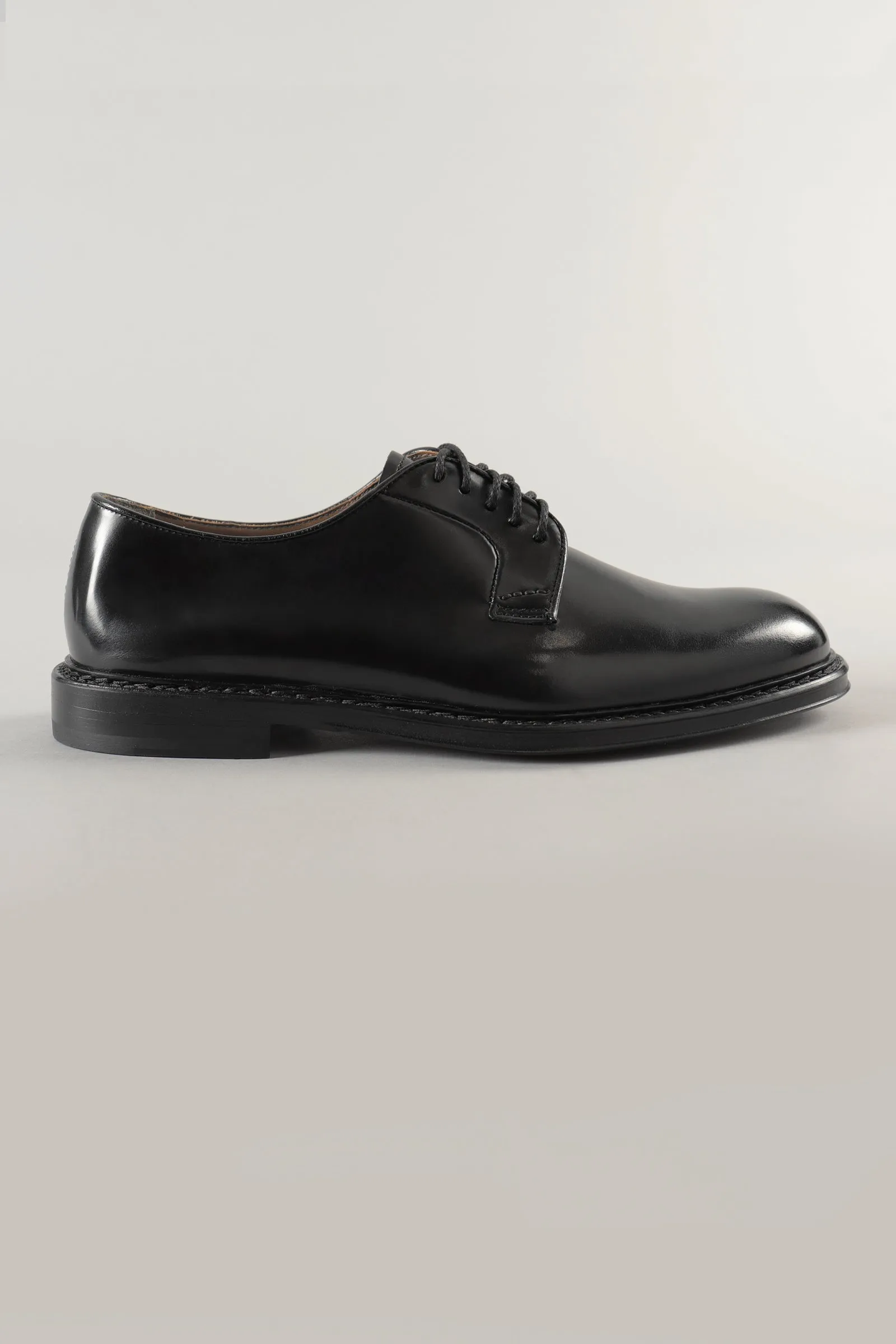 Doucal's Scarpa Derby Horse Nero Uomo