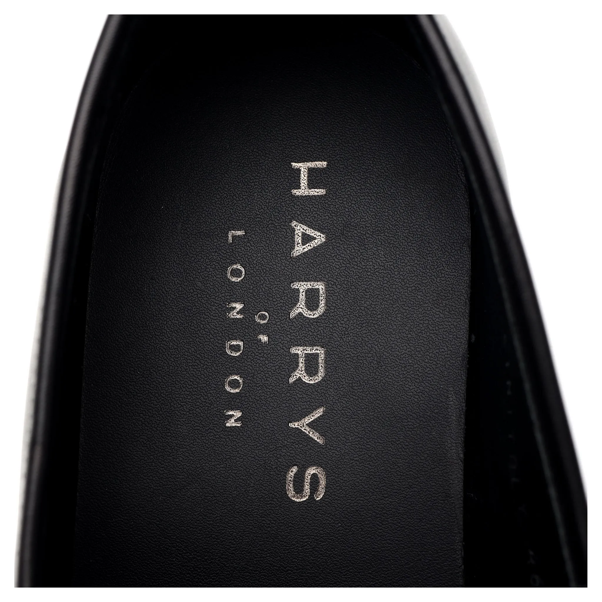 'Downing' Black Leather Loafers UK 12 G