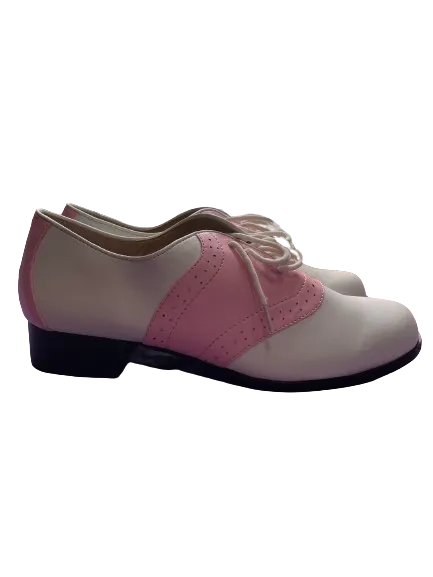 Ellie Pink White Oxford Shoes