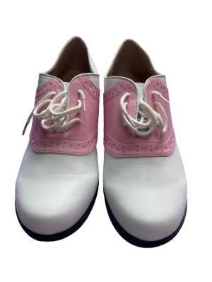 Ellie Pink White Oxford Shoes