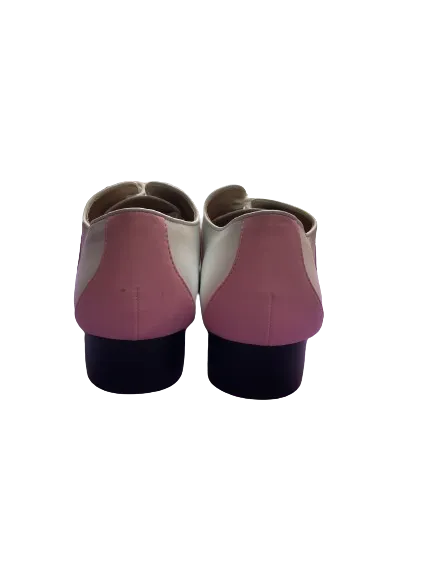 Ellie Pink White Oxford Shoes