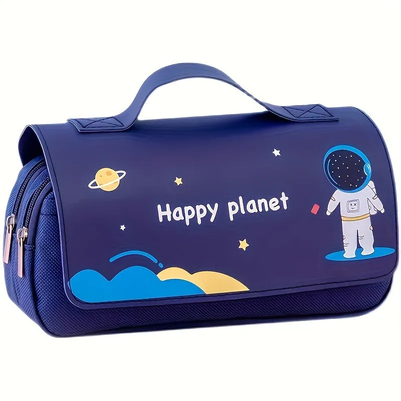 Estojo Escolar Infantil Astronauta em Oxford