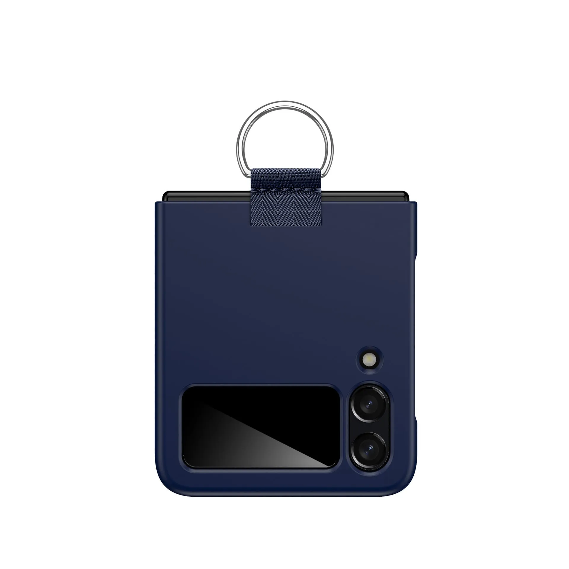 Etui z Ringiem Flip Case do Samsung Galaxy Z Flip 4 - Granatowy