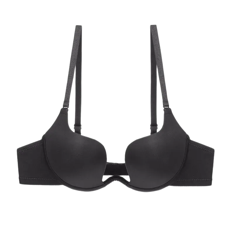 Fashion Backless Invisible Push Up Bra for Women - C D Cup, Strapless, Adjustable, Comfortable Bralette