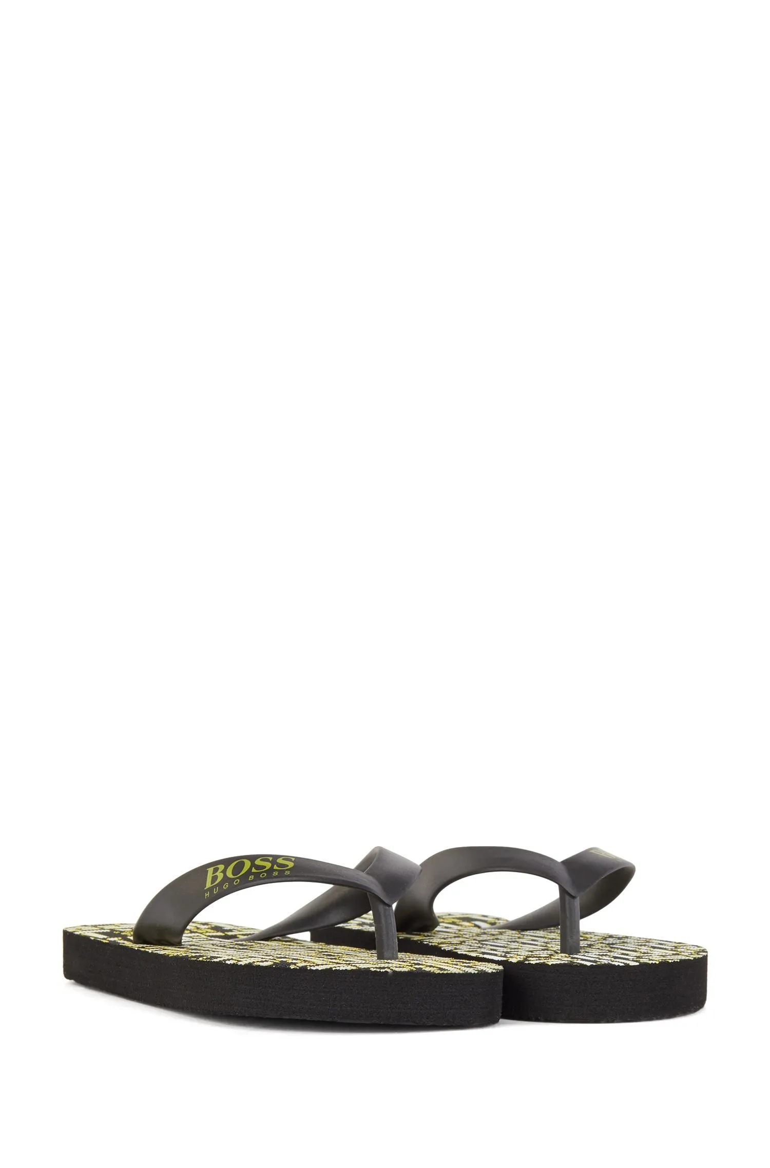 FLIP FLOP, ALLOVER PRINT SOLE, MINI ME,BLACK