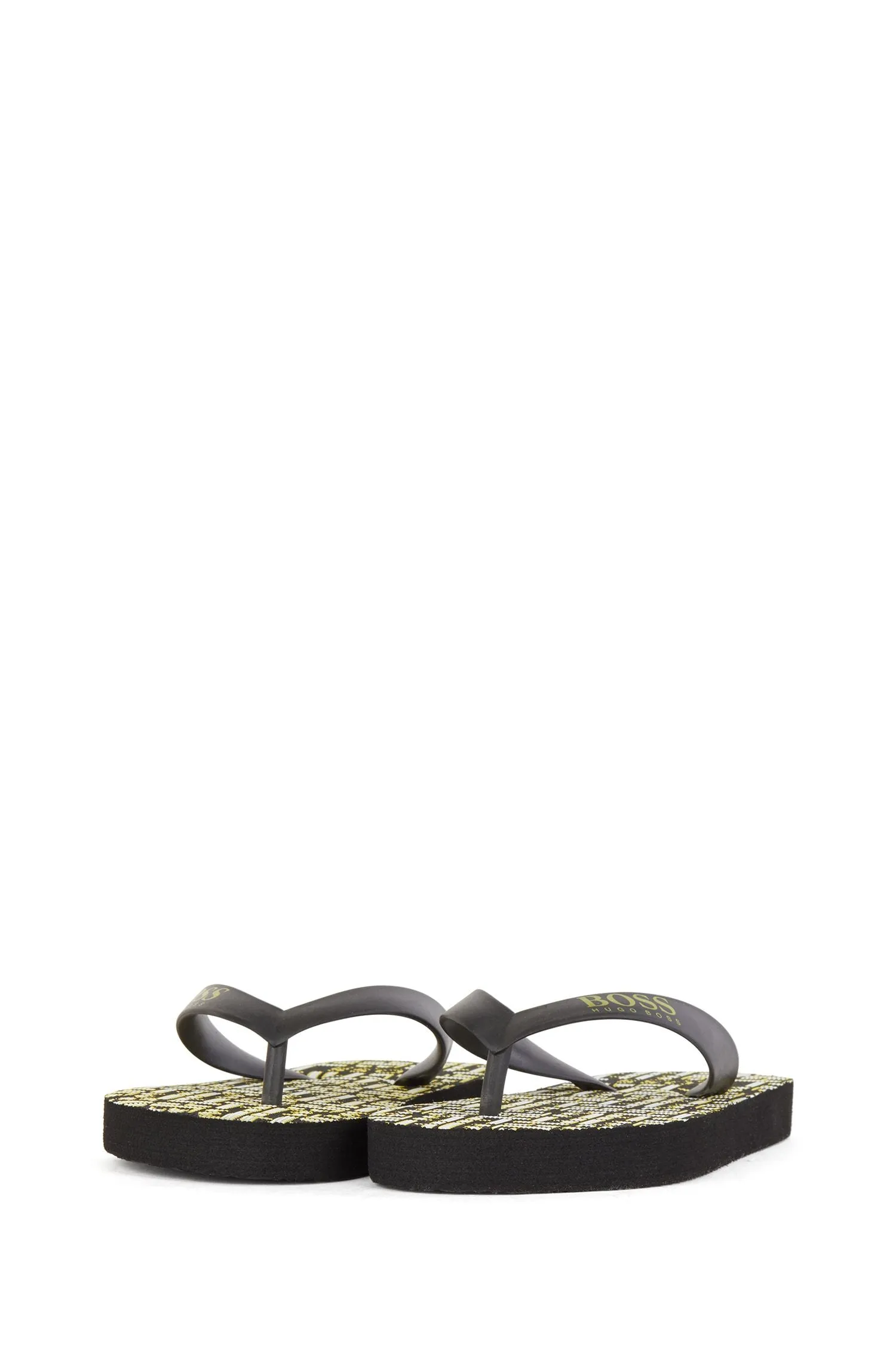 FLIP FLOP, ALLOVER PRINT SOLE, MINI ME,BLACK