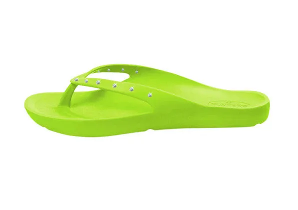 FLOPEDS Princess Lime Green