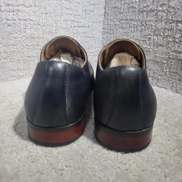 Florsheim Postino Men's Size 13D US Black Leather Oxford Dress Shoes 15149-001
