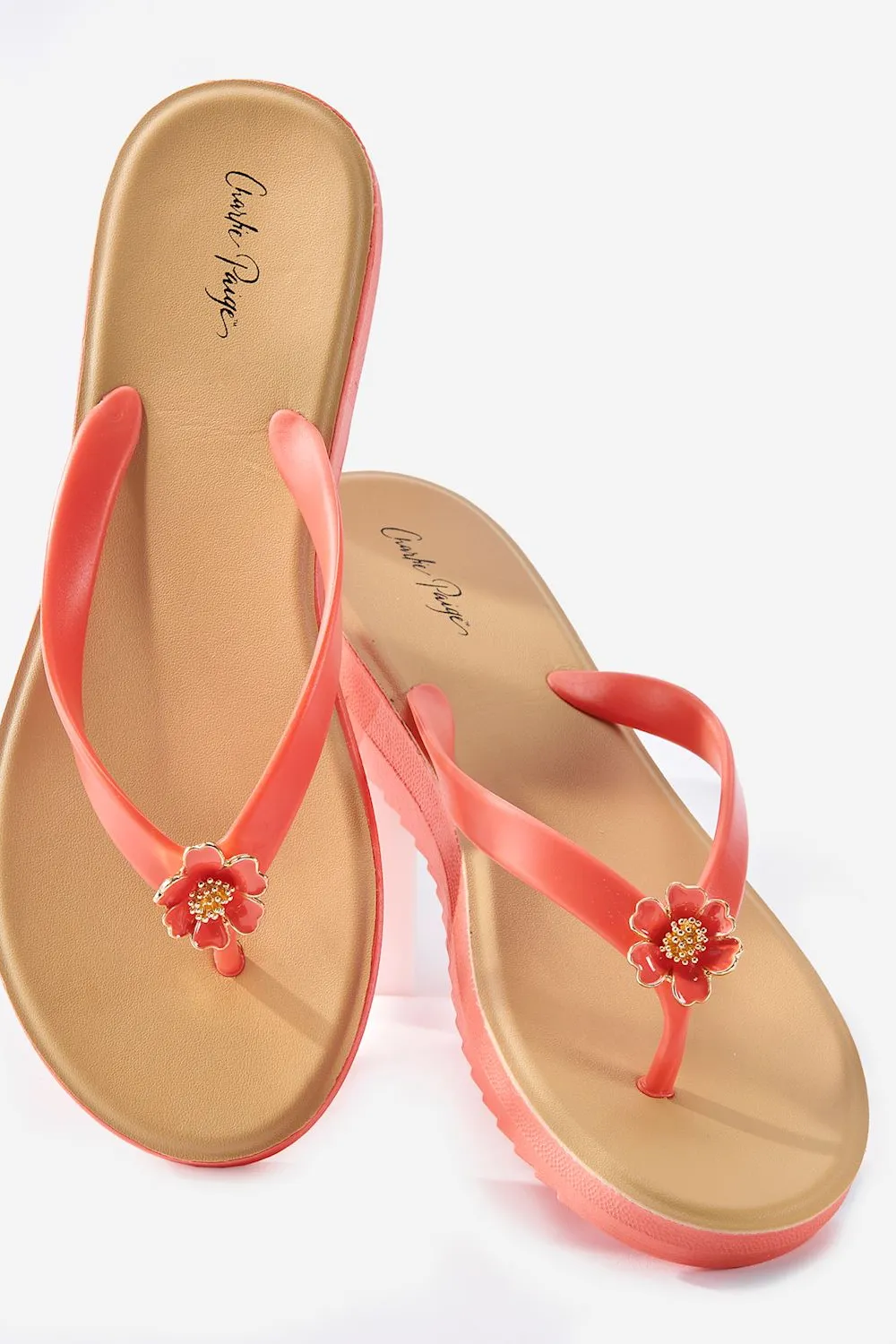 Flower Embellishment Flip Flop