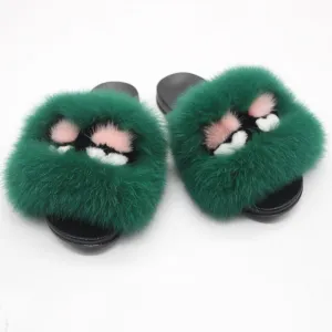 Fox Hair Slippers