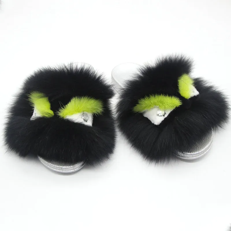 Fox Hair Slippers